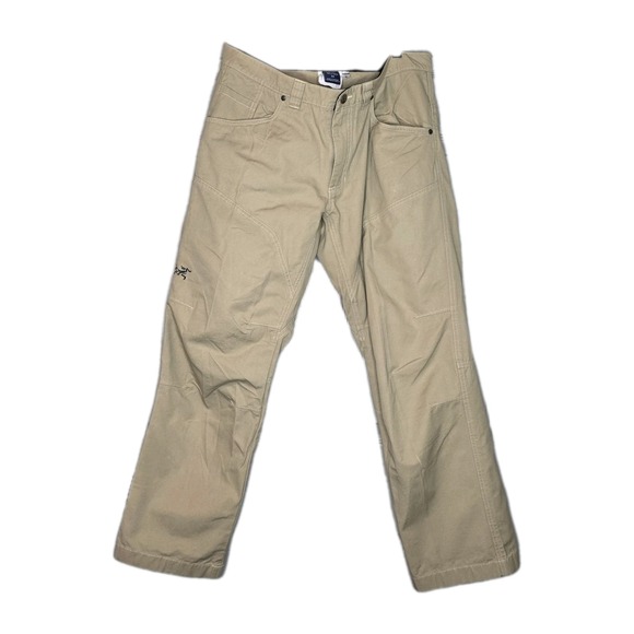 Vintage Arcteryx Arc'teryx Double Knee Sand Khaki Cargo Pants Mens Sz 34x30 - Picture 1 of 10